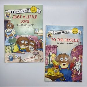 Set of 2 I Can Read Little Critter by Mercer Mayer Early Readers Children Books